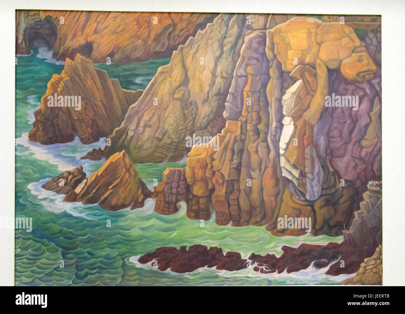 La Quebrada, von Diego Rivera, 1956, Museo Frida Kahlo, Mexico City, Mexiko Stockfoto