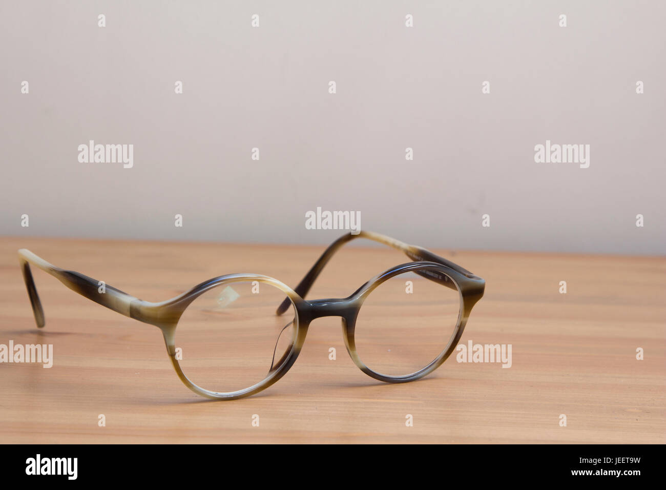 Schildpatt Brille Stockfoto