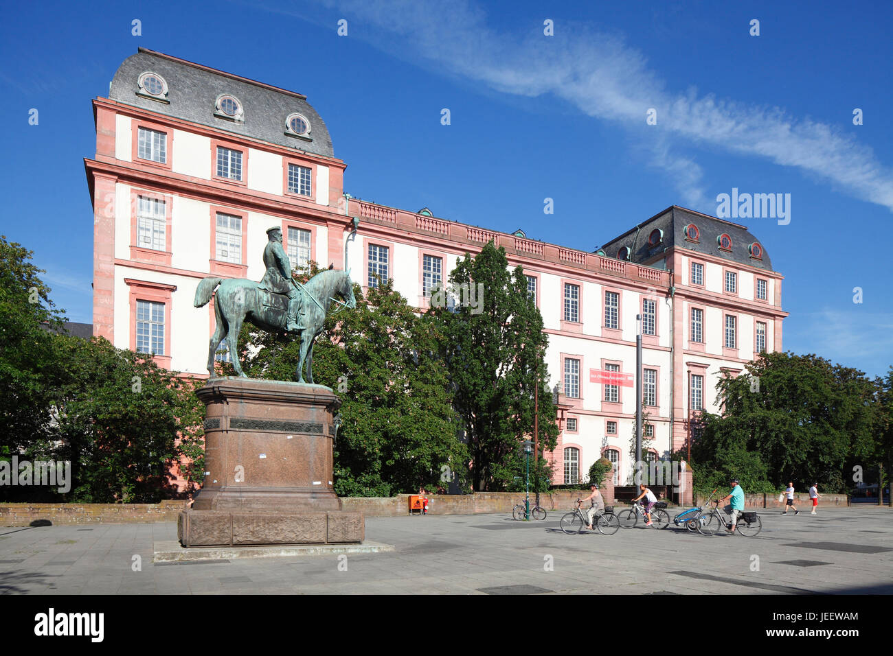 Bestandteil der technischen Universität Darmstadt, Darmstadt, Hessen, Deutschland, Europa I Darmstädter Residenzschloss, Heute Teil der Tec Darmstadt Palast Stockfoto