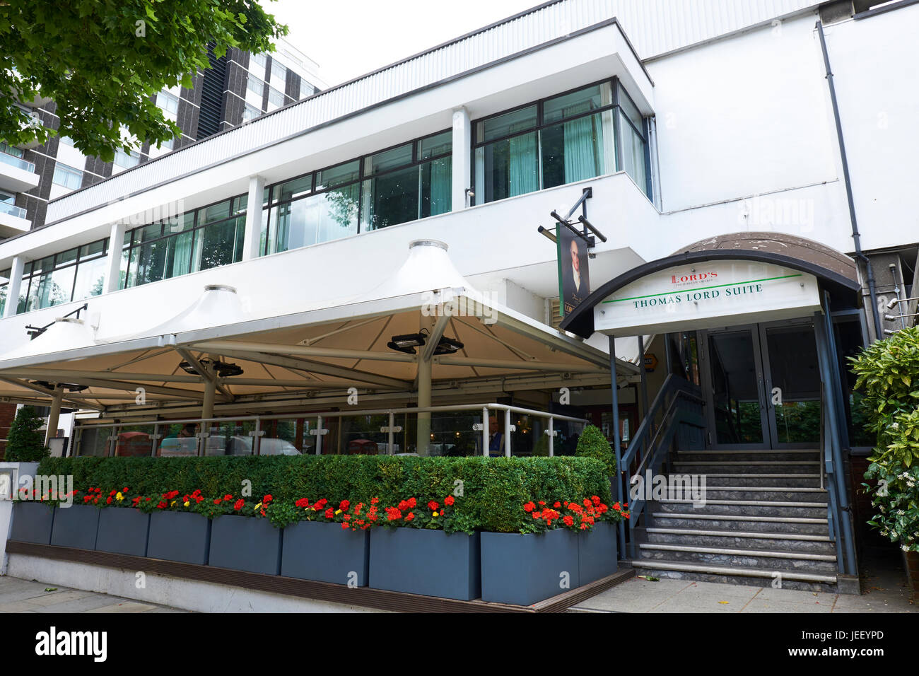 Lords Taverne, Lords Cricket Club, St Johns Wood Road, London, UK Stockfoto