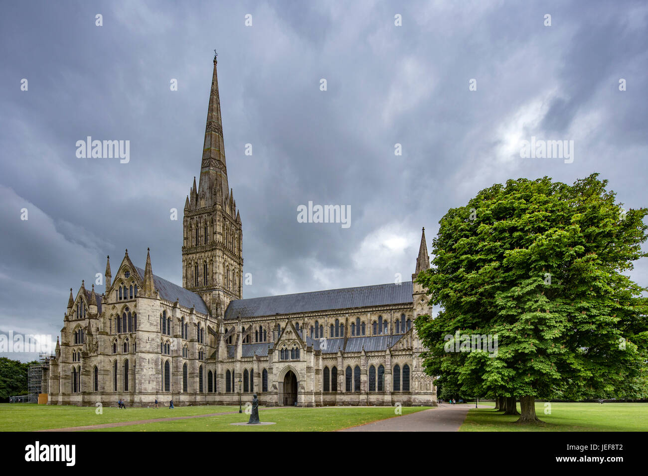 Salisbury Kathedrale, Wiltshire, England, UK Stockfoto