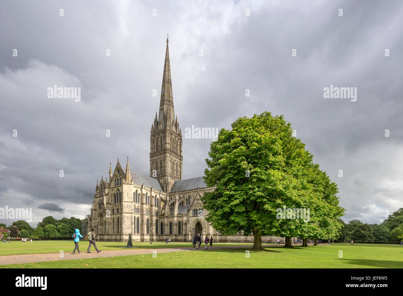 Salisbury Kathedrale, Wiltshire, England, UK Stockfoto