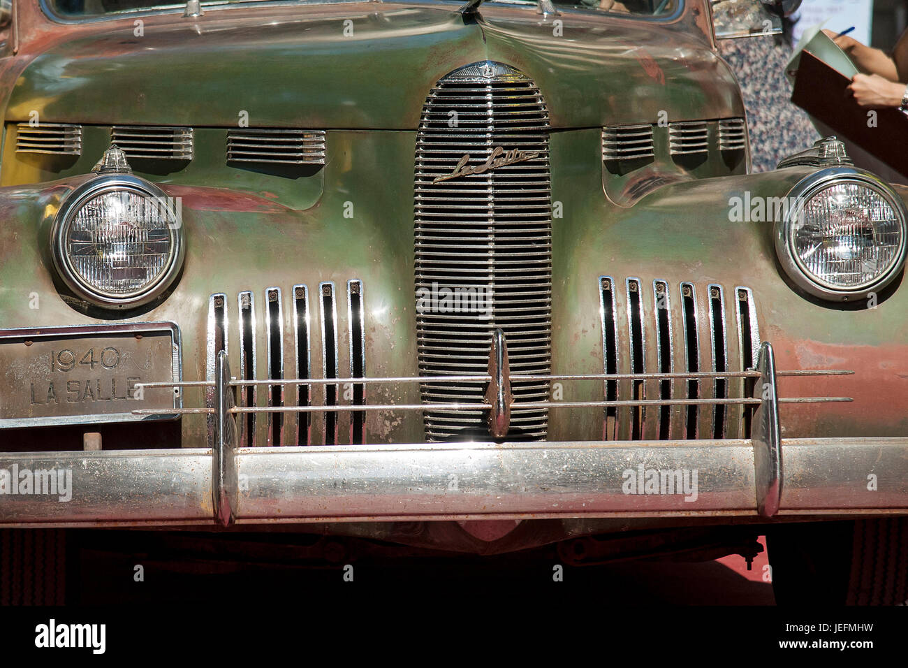 Bently Oldtimer in zeigen, Mumbai Stockfoto