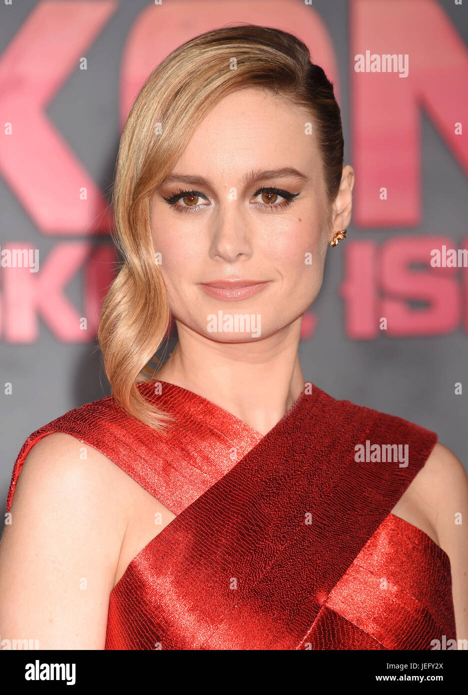 BRIE LARSON US-amerikanische Schauspielerin im März 2017. Foto: Jeffrey Mayer Stockfoto