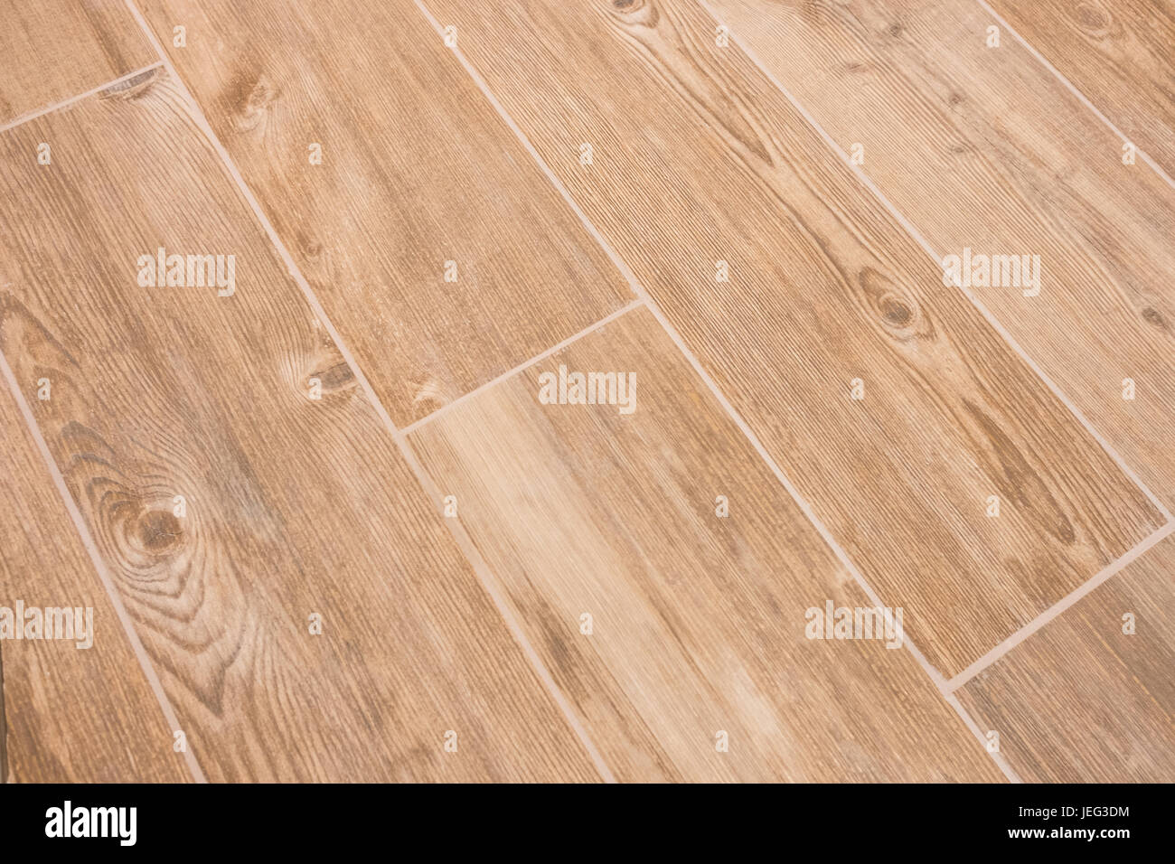 Holzstruktur Fliesenboden, hölzerne Steinzeug Stockfoto