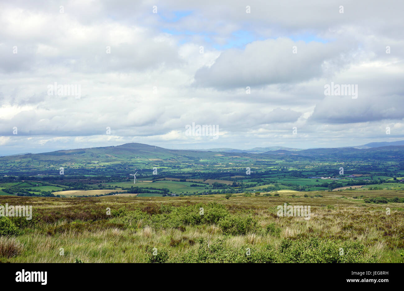 Querformat Sperrin Mountains Sperrins County Tyrone in Nordirland Stockfoto