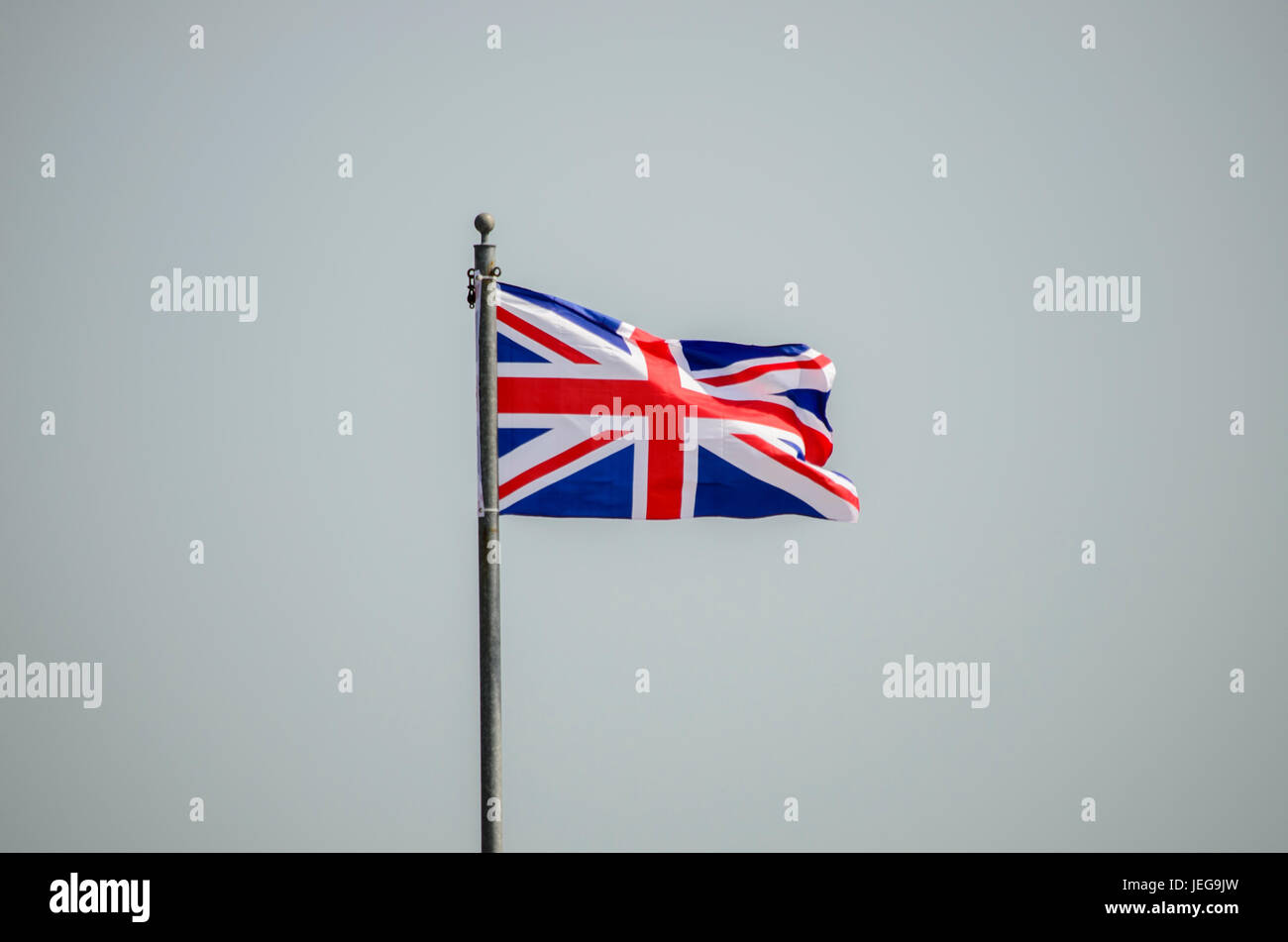 Großbritannien, dem britischen Union Jack flag Stockfoto