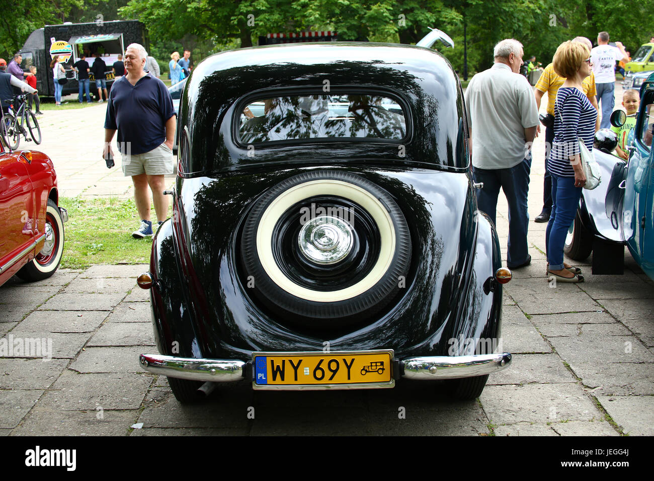 Otwock, Polen. 24. Juni 2017. Oldtimer-Show findet statt in Otwock. Bildnachweis: Jake Ratz/Alamy Live-Nachrichten Stockfoto