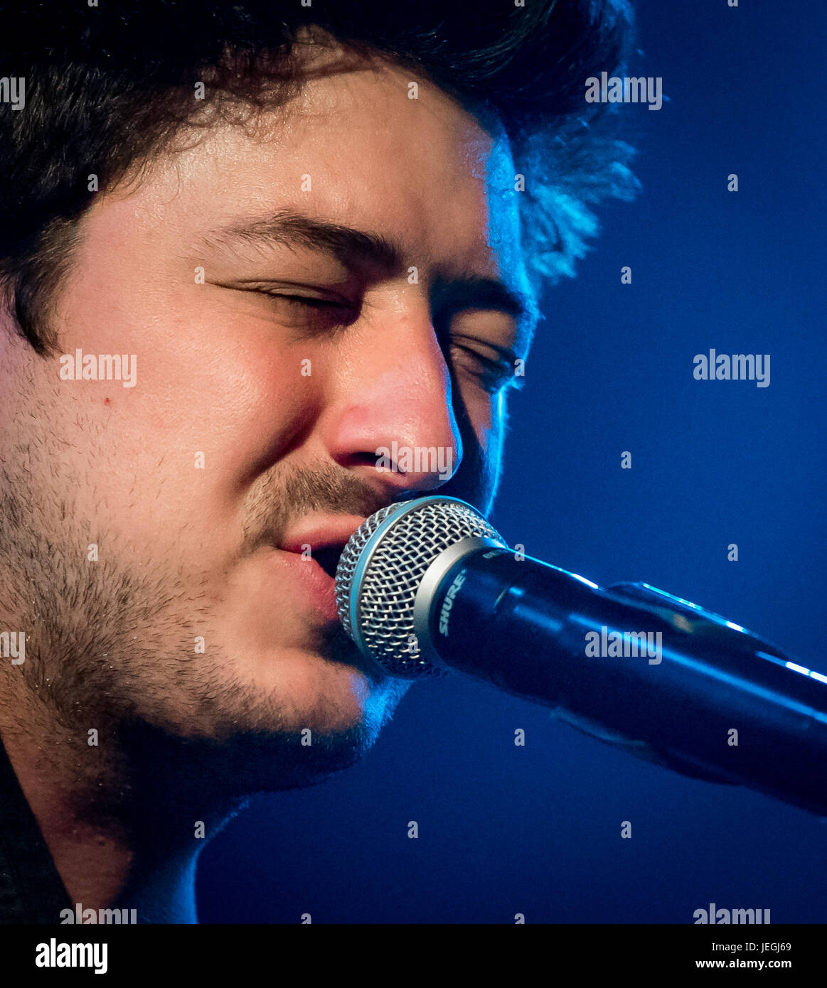 Las Vegas, NV, USA. 24. Juni 2017. Haus Abdeckung *** Mumford &amp; Sons in The Joint im Hard Rock Hotel & Casino in Las Vegas, NV am 24. Juni 2017. Bildnachweis: Erik Kabik Fotografie/Medien Punch/Alamy Live-Nachrichten Stockfoto