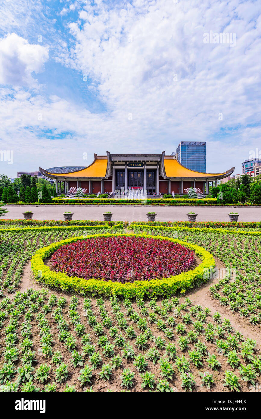 Sun Yat-Sen Memorial Hallenarchitektur und Gärten Stockfoto