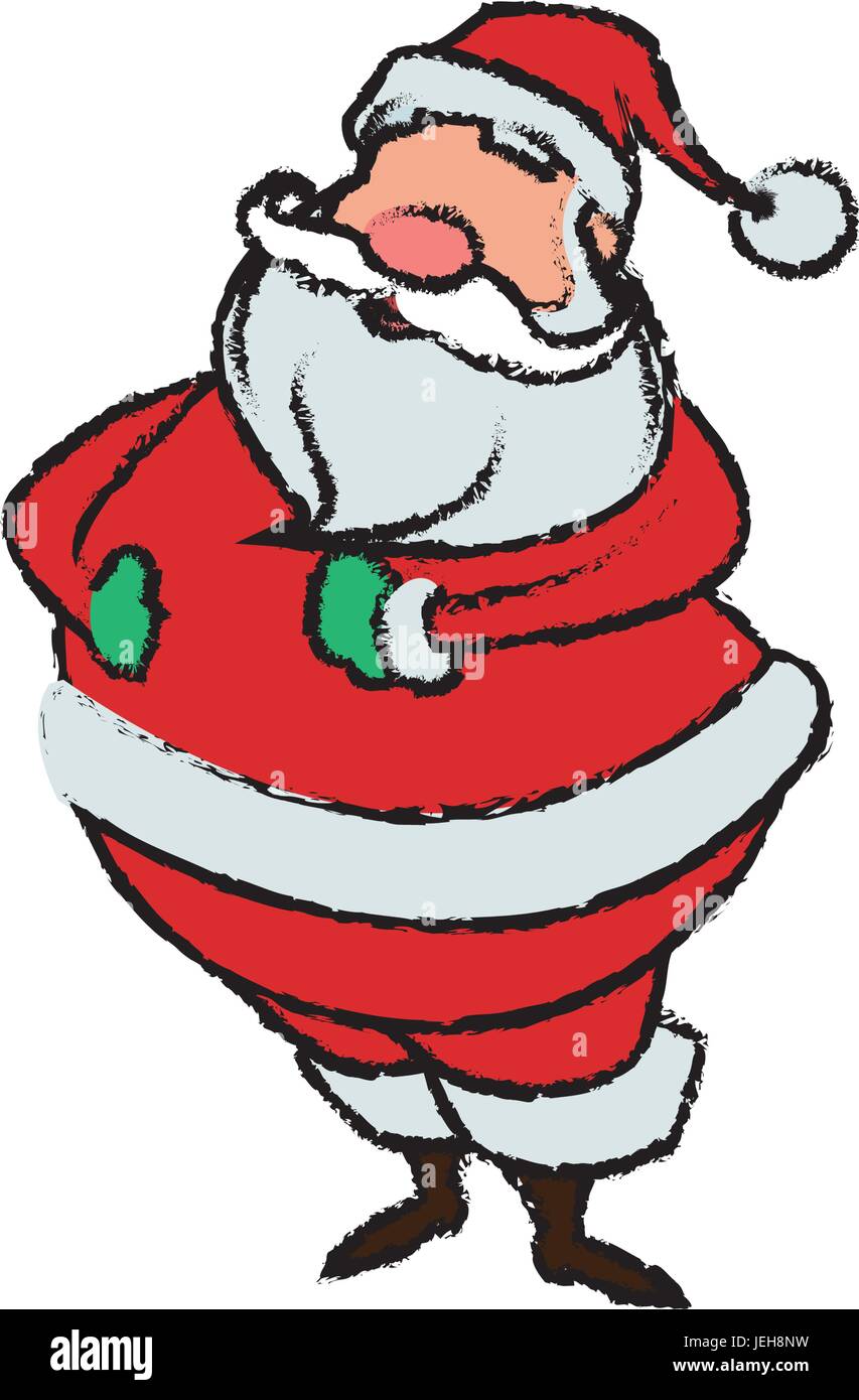 Cartoon Weihnachtsmann Fur Ihre Weihnachtsfeier Stock Vektorgrafik Alamy