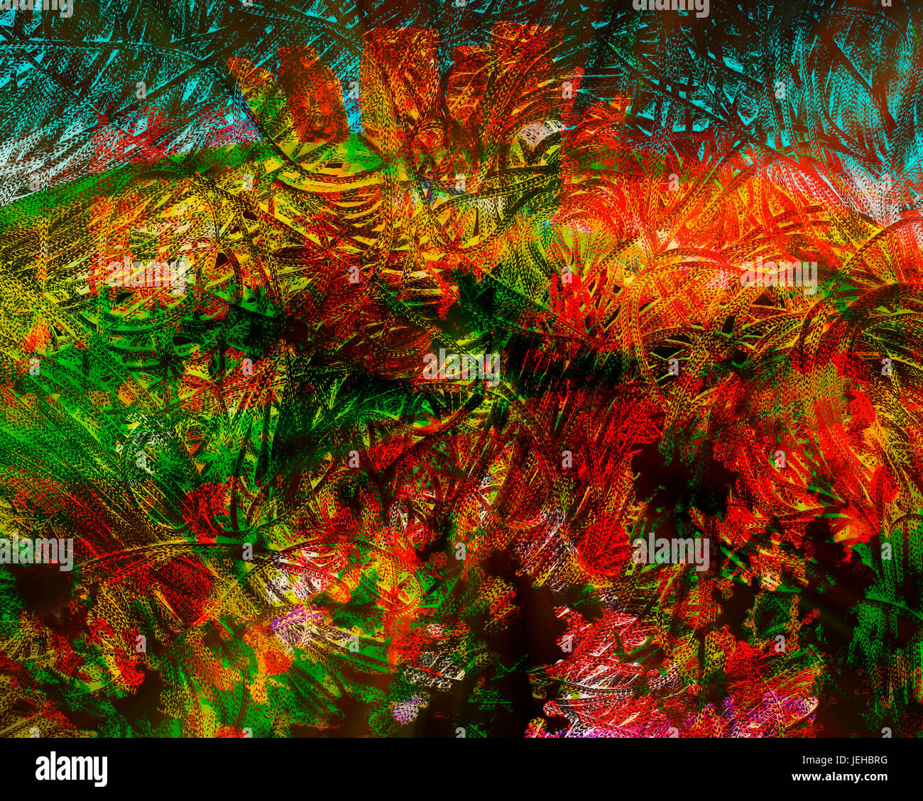 DIGITALE Kunst: Es ist ein Wrap Stockfoto