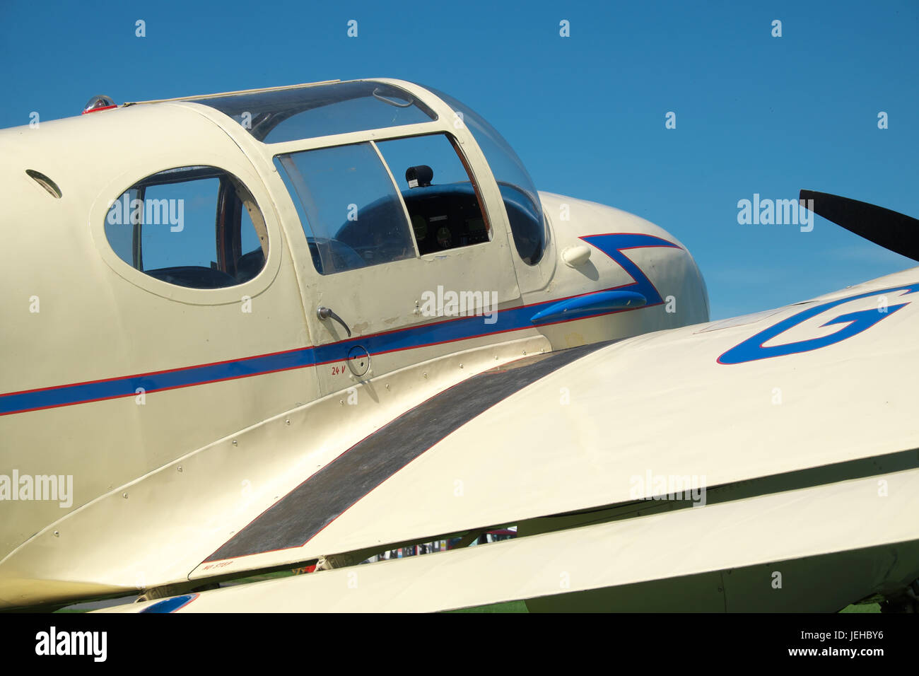 Meilen M65 Gemini zweimotorige Flugzeuge Briten wurde 1947 als G-AKKH registriert Stockfoto