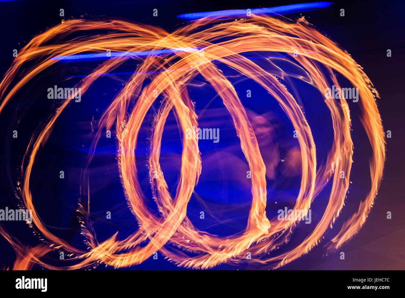 Mülheim an der Ruhr, Ruhrgebiet, Deutschland. 24. Juni 2017. Firedancer