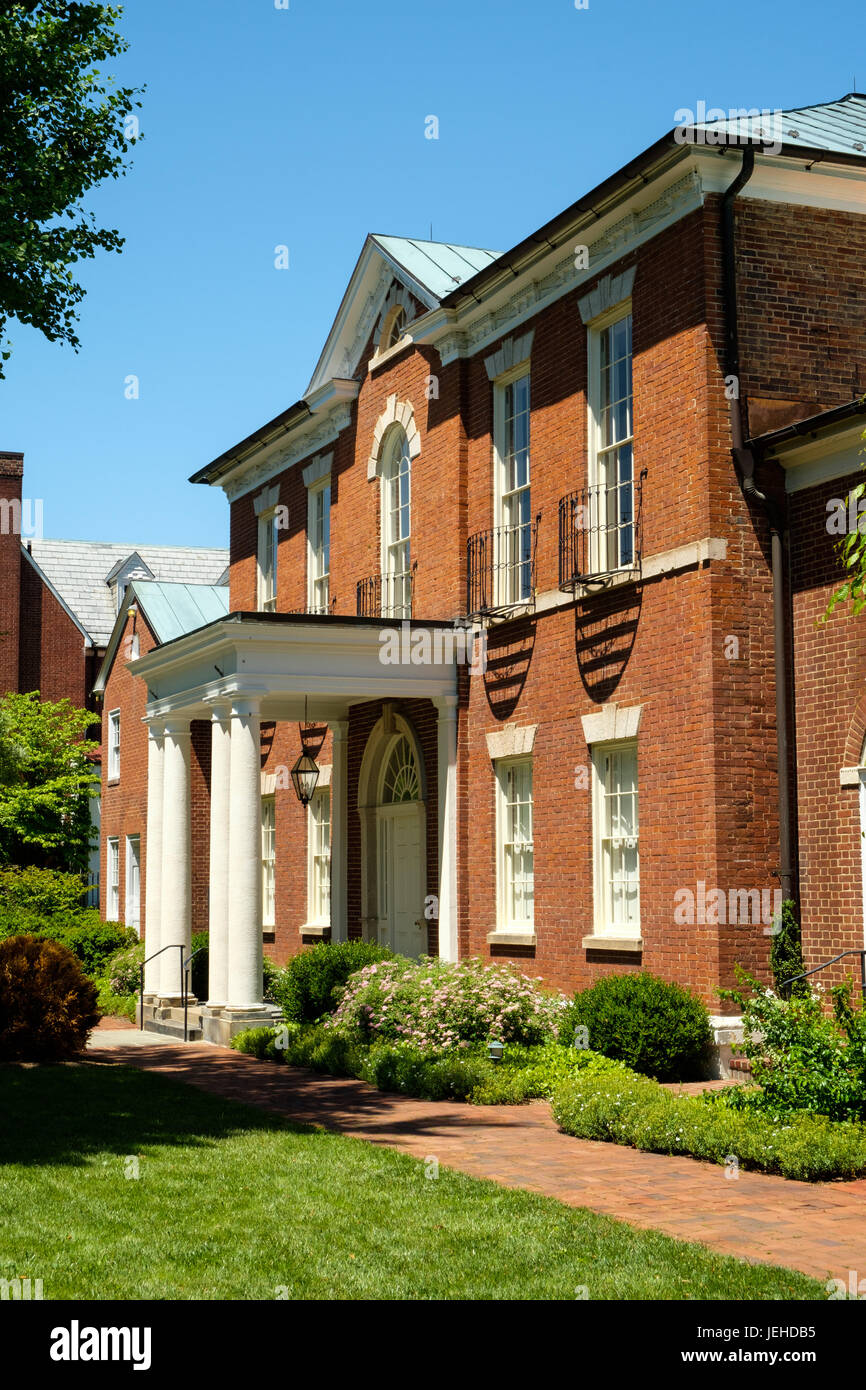 Dumbarton House, 2715 Q Street NW, Washington DC Stockfoto