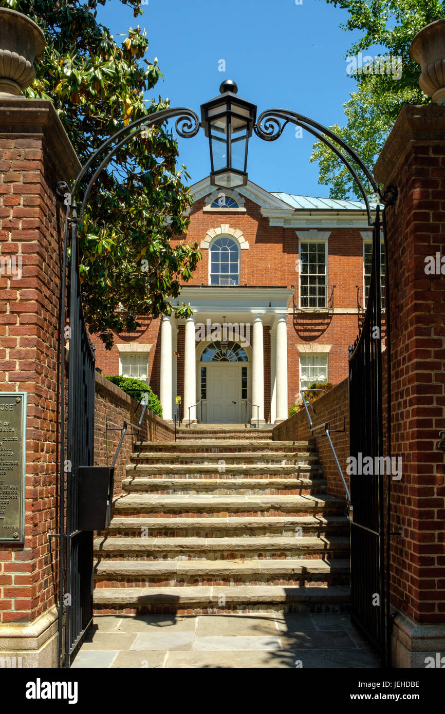 Dumbarton House, 2715 Q Street NW, Washington DC Stockfoto