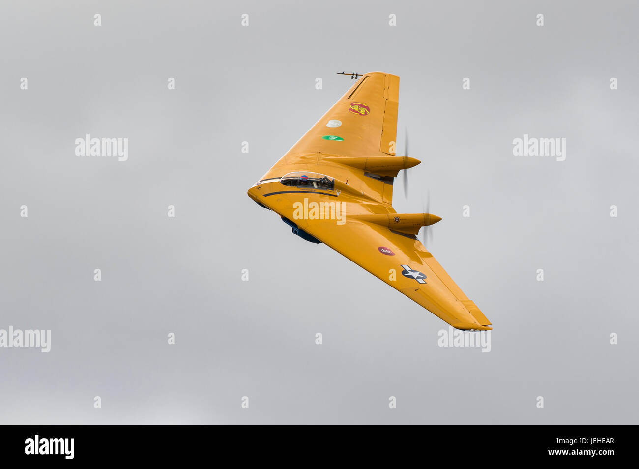 Planes of Fame experimentelle N - 9MB fliegenden Flügel Flugzeug Air show Stockfoto