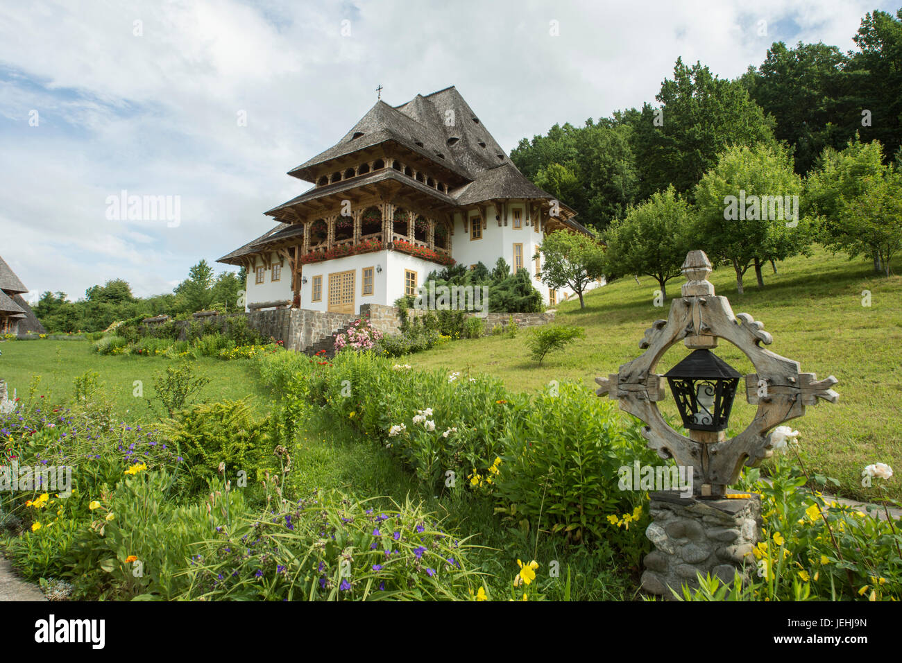 Kloster Barsana Region Maramures, Rumänien Stockfoto