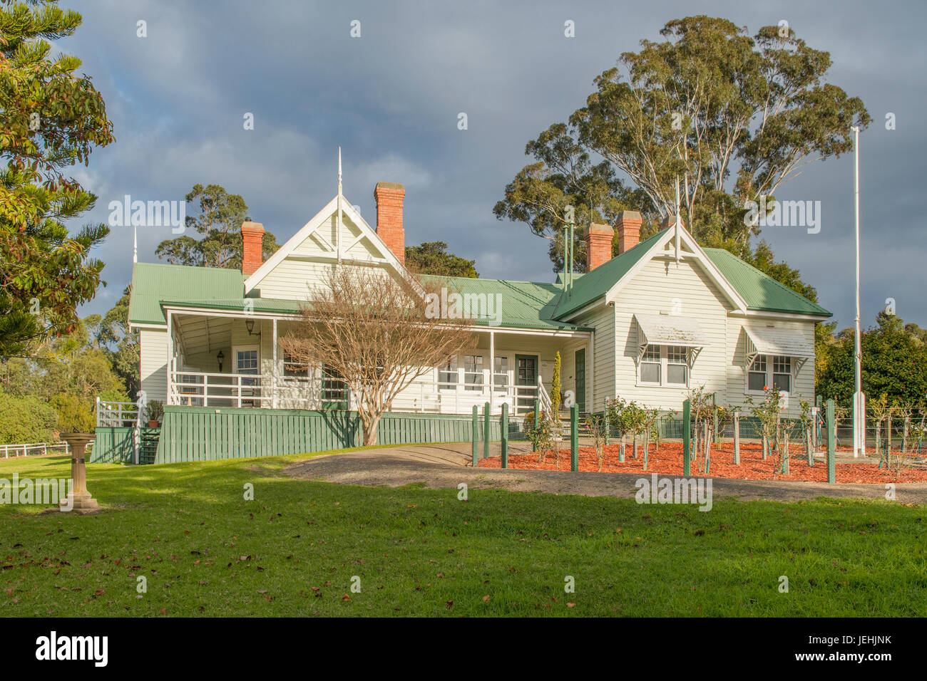 Nyerimilang Homestead, in der Nähe von Lakes Entrance, Victoria, Australien Stockfoto