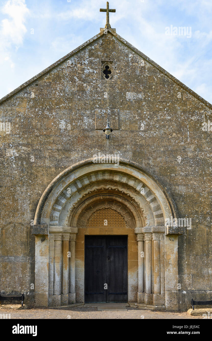 St. Michael und alle Engel Kirche, Guiting Power, Cotswolds, UK Stockfoto