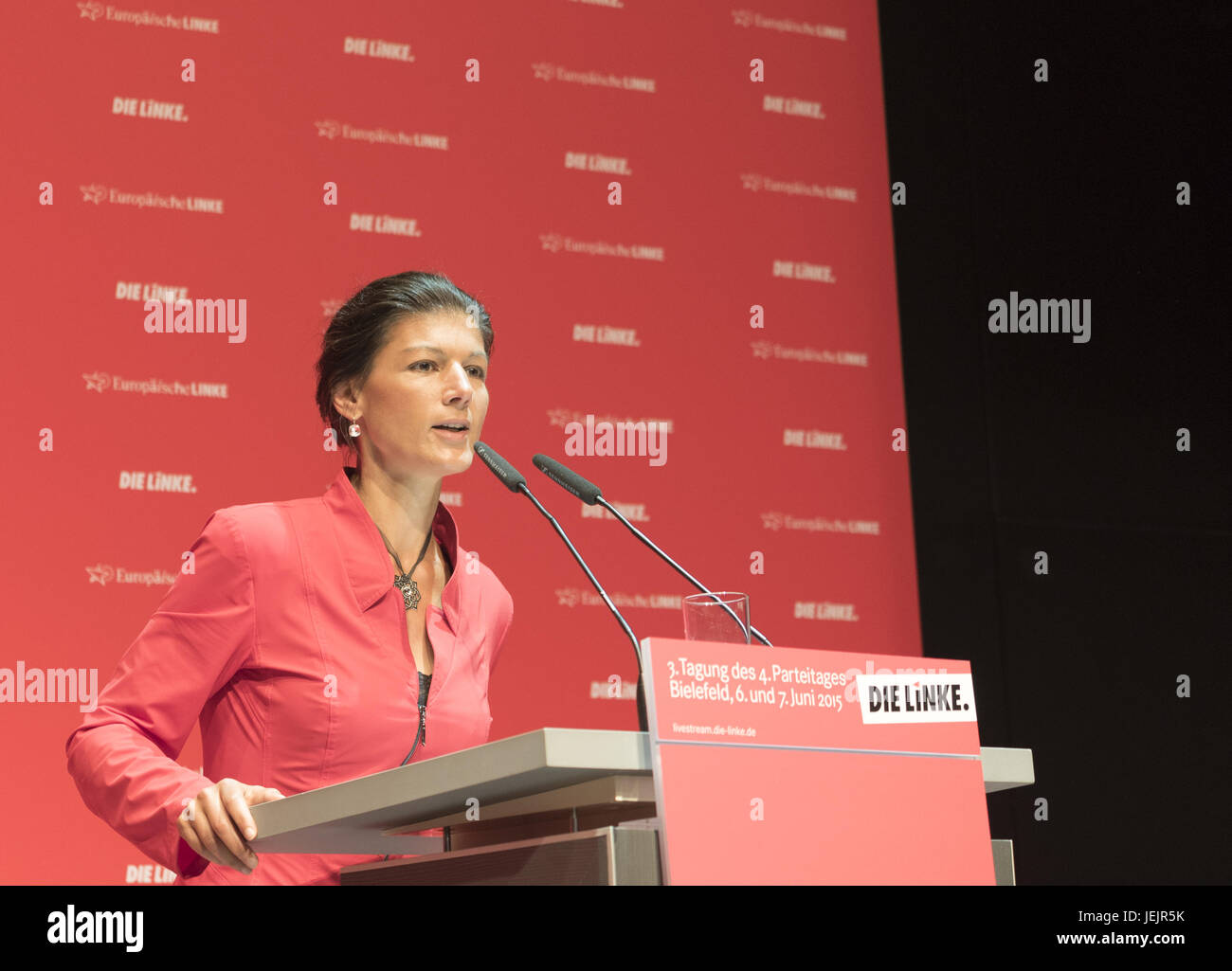 Sahra Wagenknecht Stockfoto