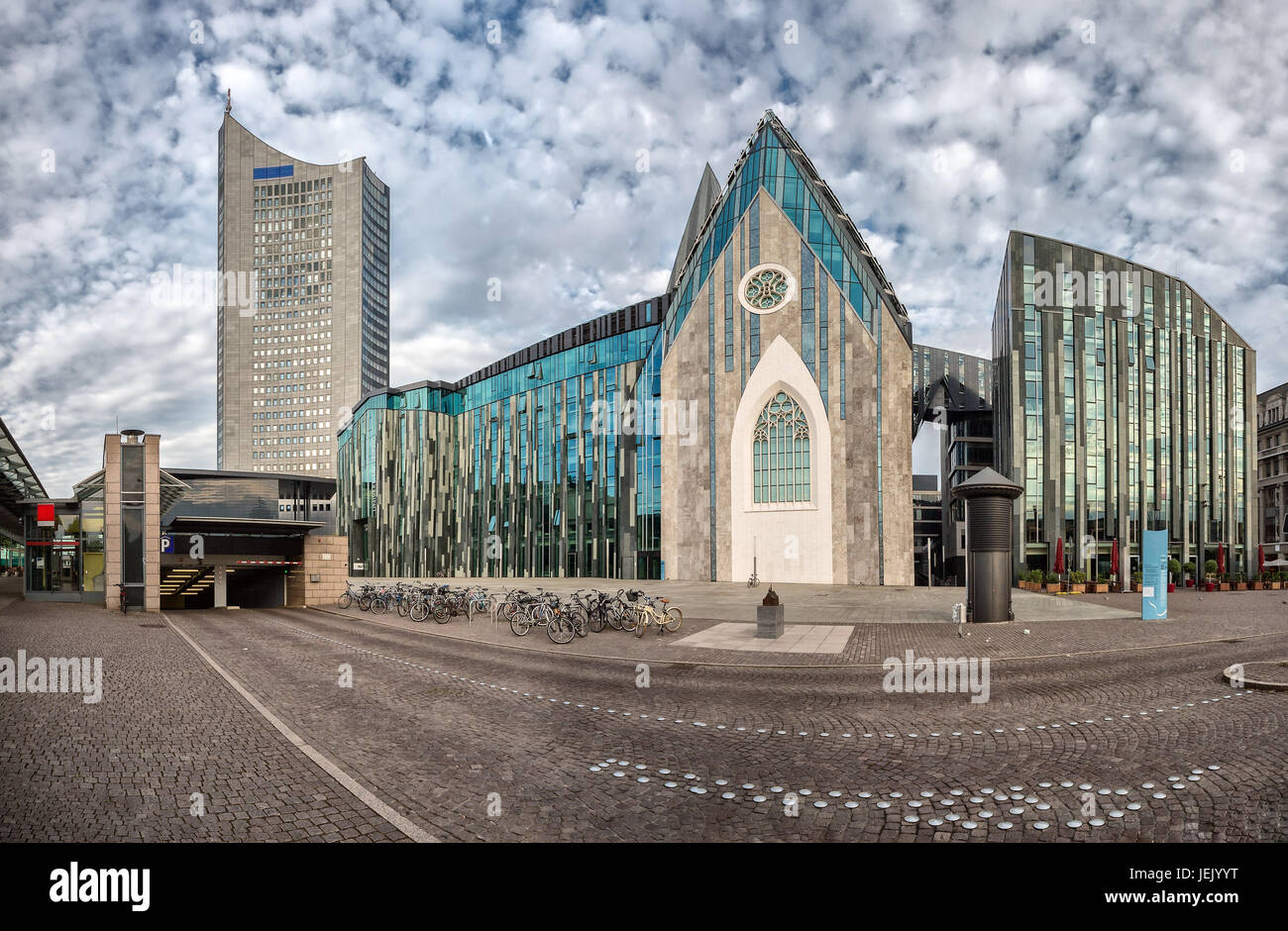 Leipziger Augustusplatz Stockfoto