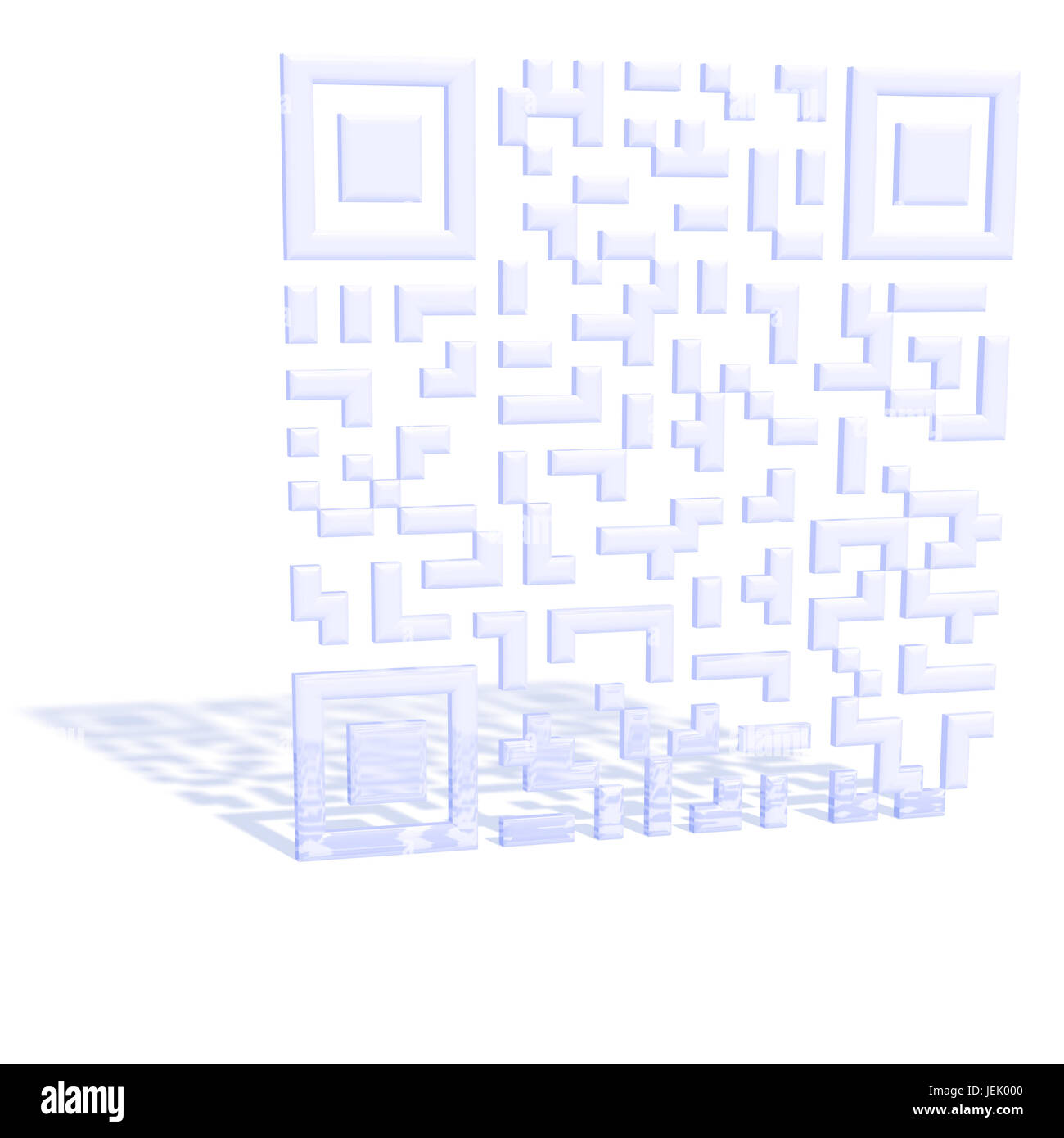 QR-Code Konzept Stockfoto