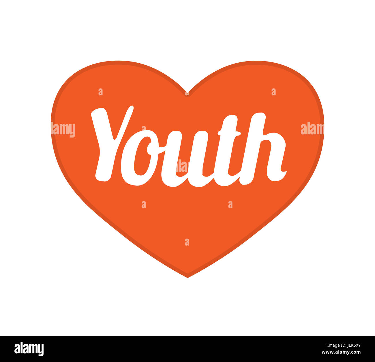 Jugend-Konzept Grafik Symbol Design Stockfoto