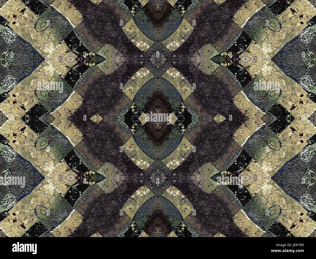 Geometrische Muster Grunge Stockfoto