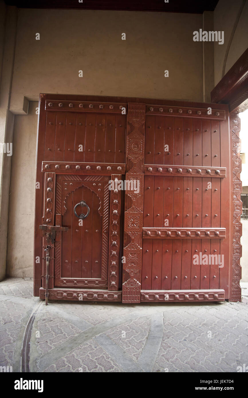 Tor in den Souk von Nizwa II Stockfoto