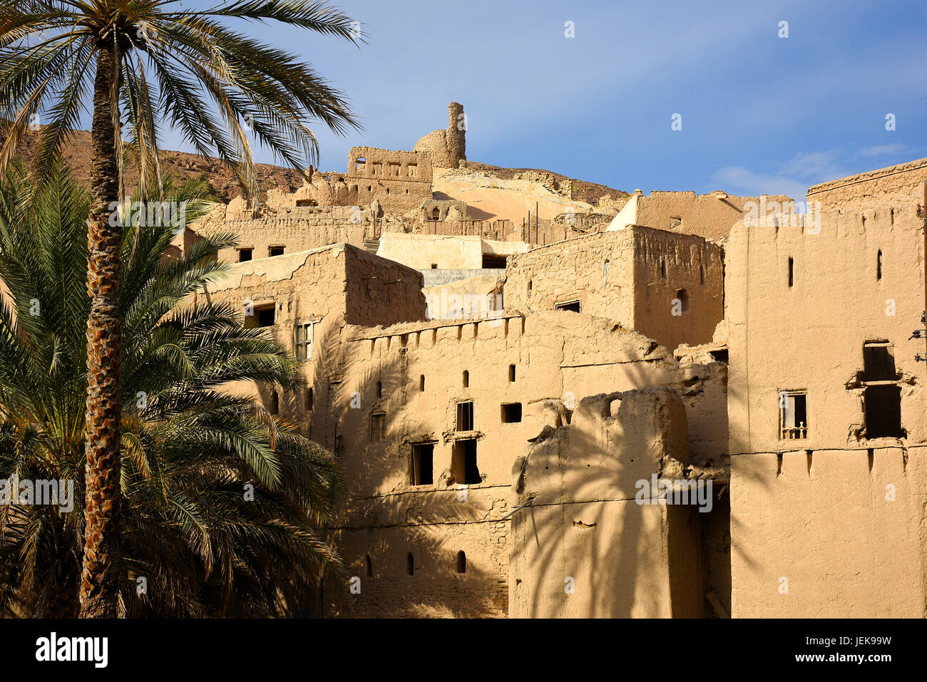 Oman das Erbe Dorf von Birkat Al Mawz Stockfoto