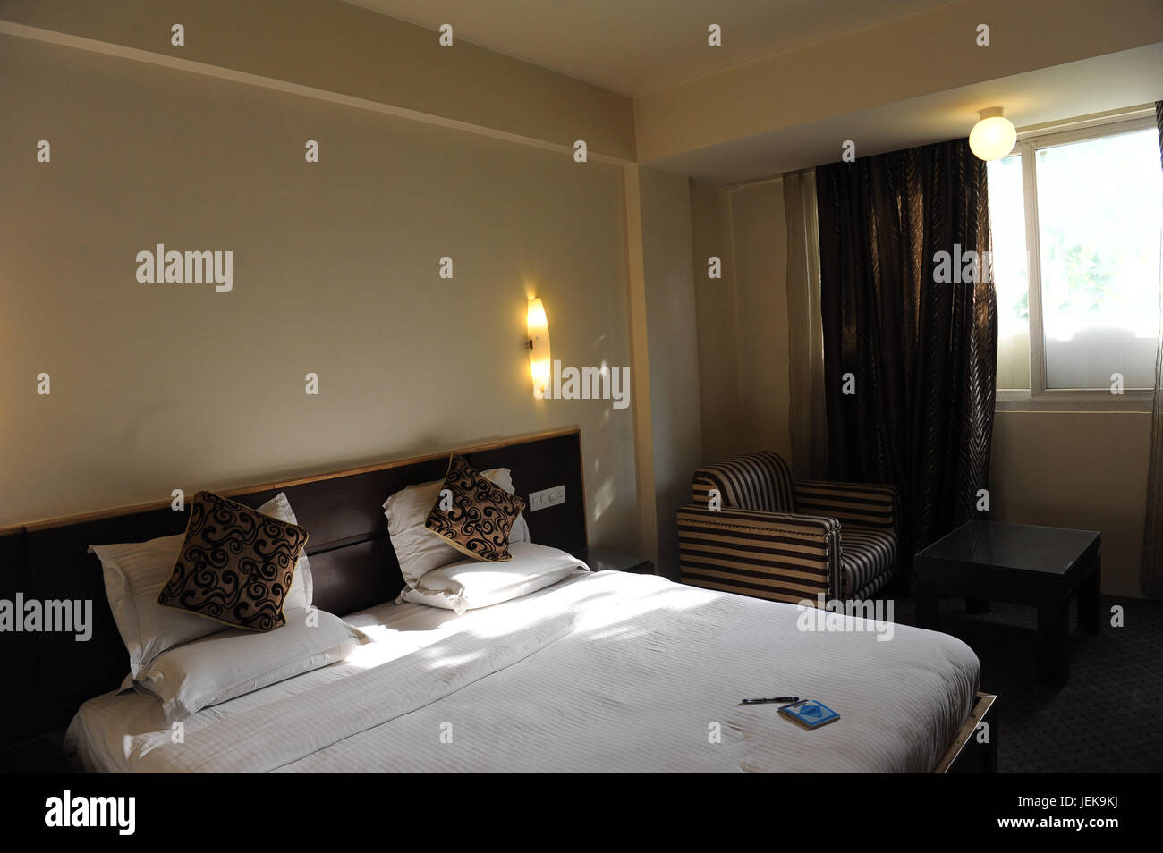 Hotel, Srinagar, Jammu Kaschmir, Indien, Asien Stockfoto
