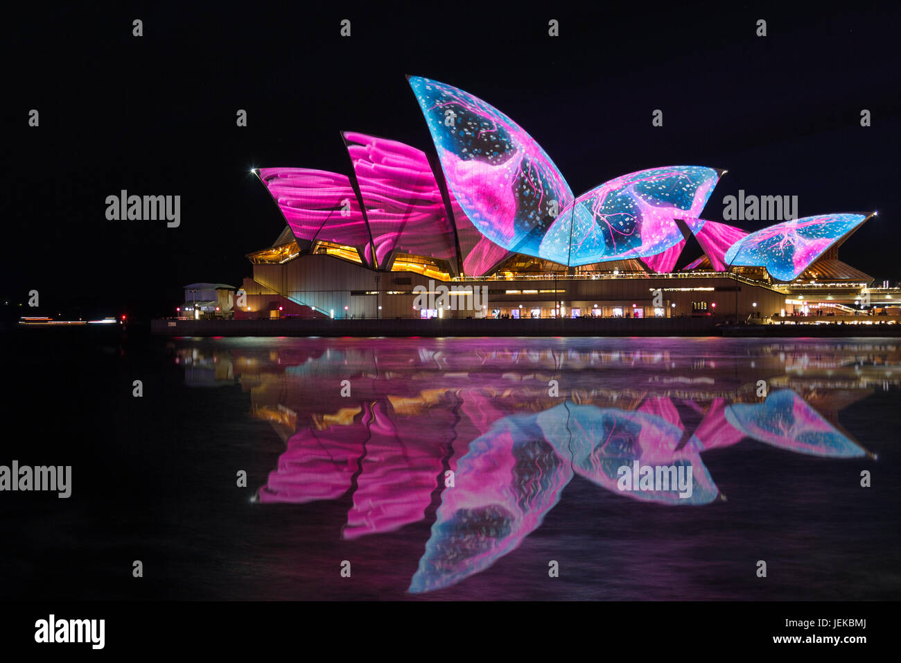 Vivid Sydney Beleuchtung Festival, Sydney, New South Wales, Australien Stockfoto