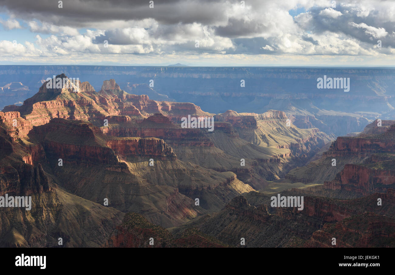 Bright Angel Point, Grand Canyon, Arizona, Usa Stockfoto