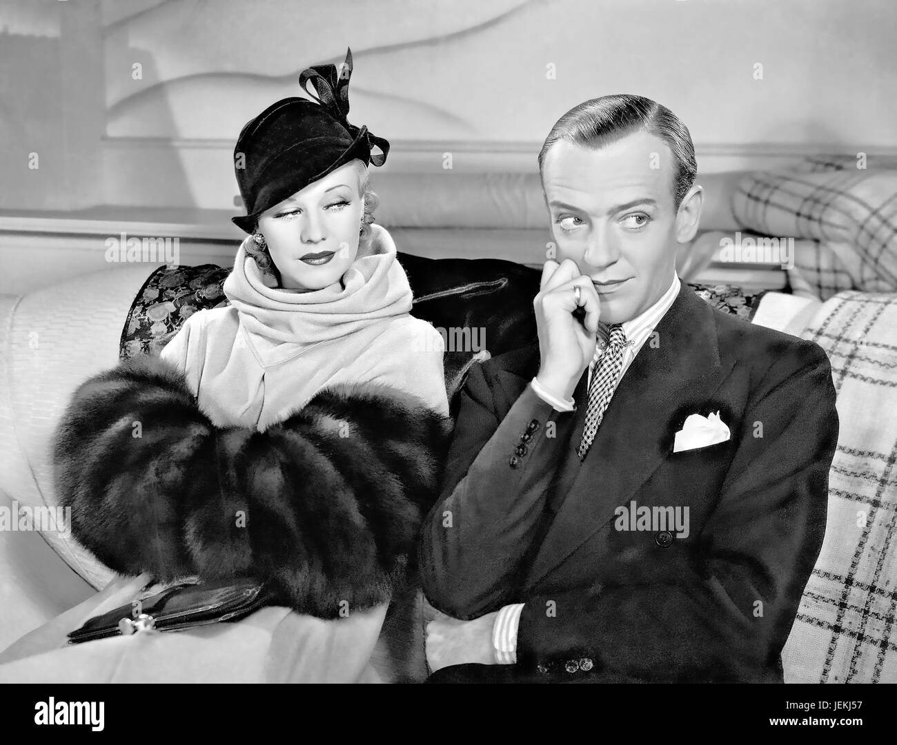 ROBERTA 1935 RKO Radio Pictures Film mit Fred Astaire und Ginger Rogers Stockfoto