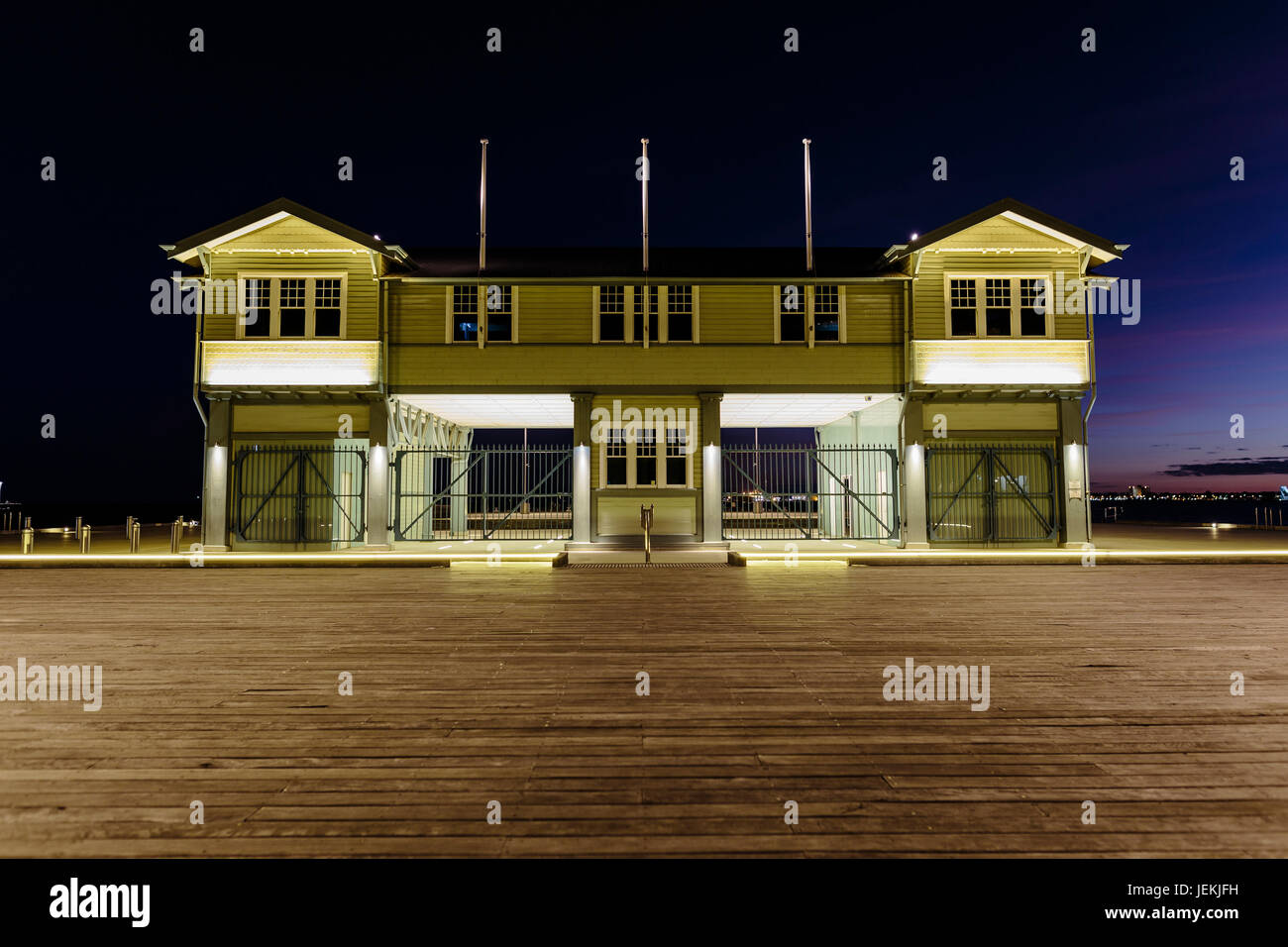 Prinzen Pier, Port Melbourne, Melbourne, Victoria, Australien Stockfoto