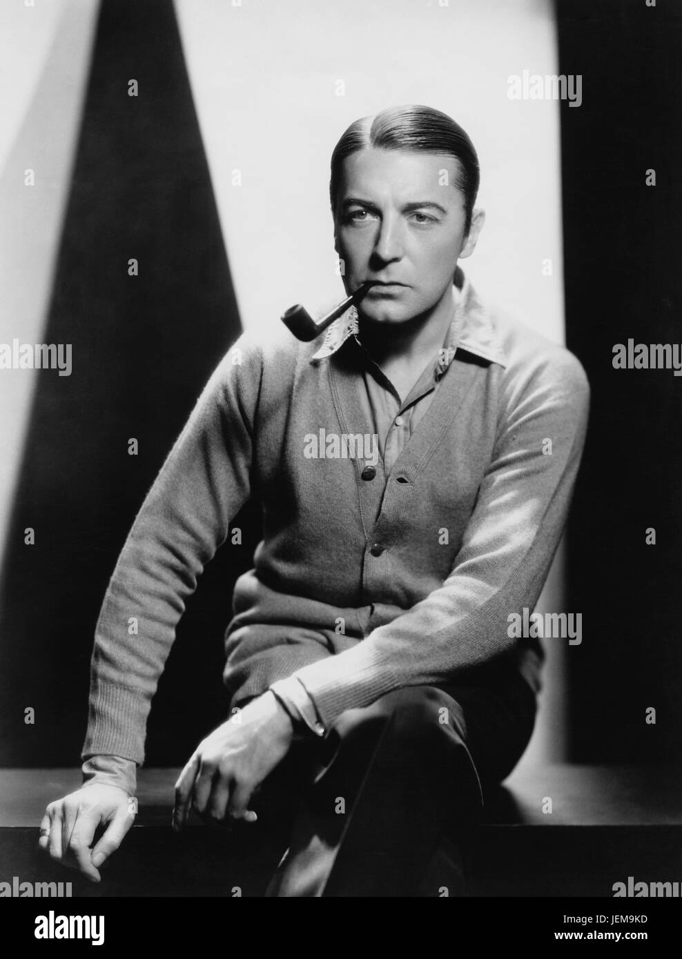 Clive Brook, Portrait Werbung für den Film, "Der Anwalt Secret", Paramount Pictures, 1931 Stockfoto