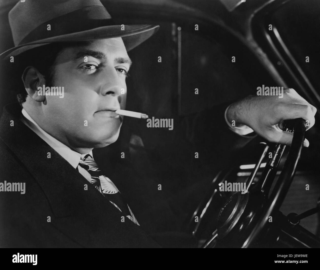 Raymond Burr, am Set des Films "Falle", United Artists, 1948 Stockfoto