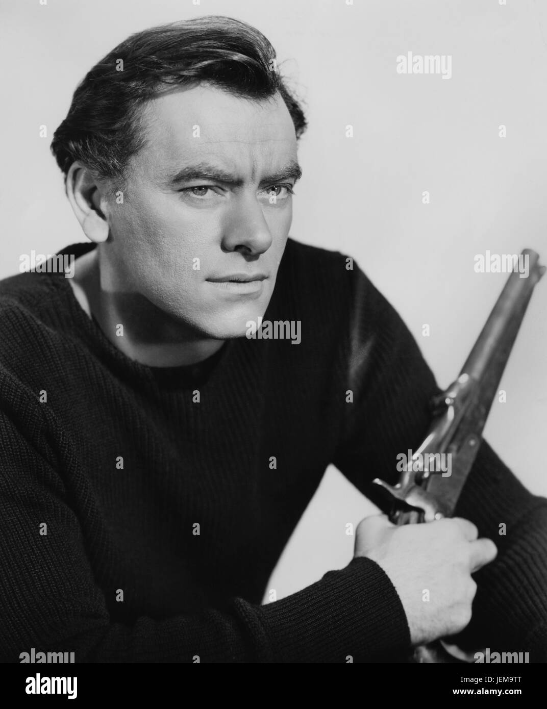 John Ireland, Portrait Werbung für den Film, "Hurricane Smith", 1952 Stockfoto