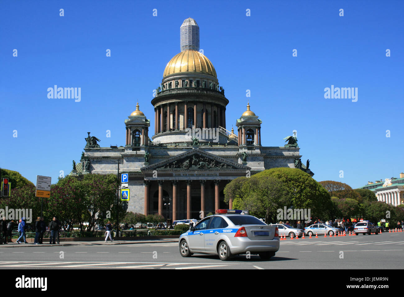 St. Isaaks Kathedrale in St. Petersburg - Russland Stockfoto