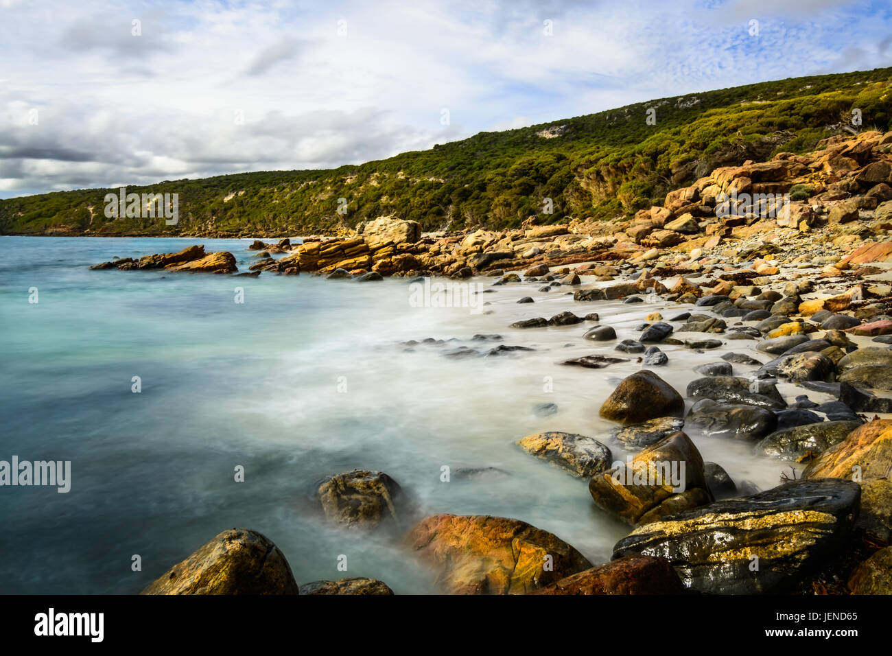 Strand am Canal Rocks, Yallingup, Western Australia, Australien Stockfoto Strand am Canal Rocks, Yallingup, Western Australia, Australien Stockfoto