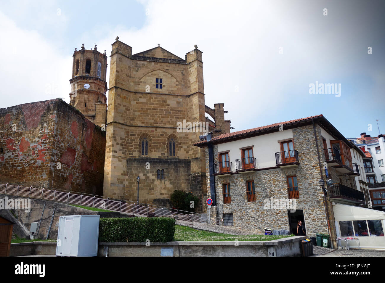 Getaria in der Provinz Gipuzkoa, Baskenland in Nordspanien Stockfoto