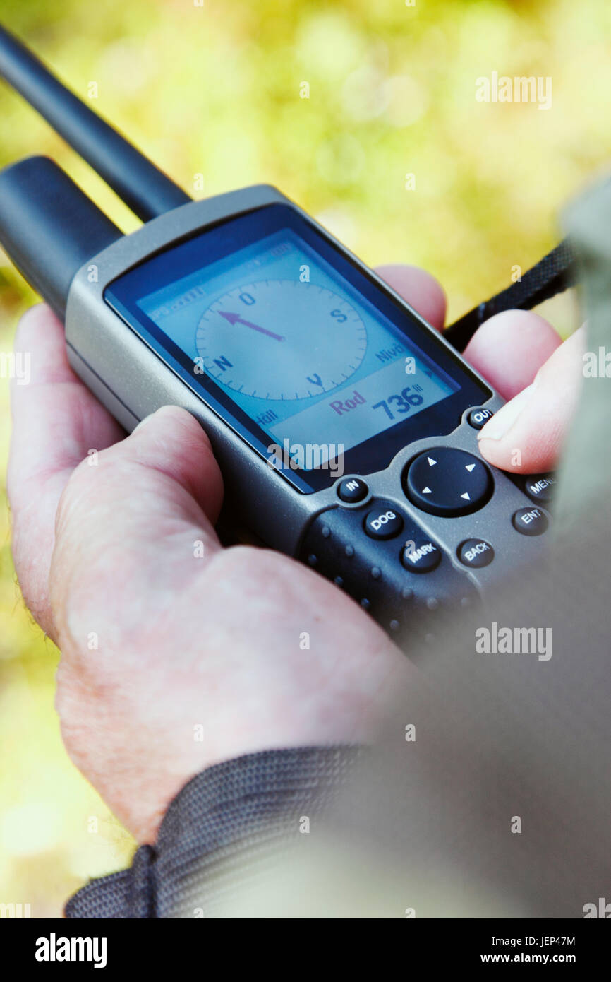 Digitale LCD-Kompass Stockfoto