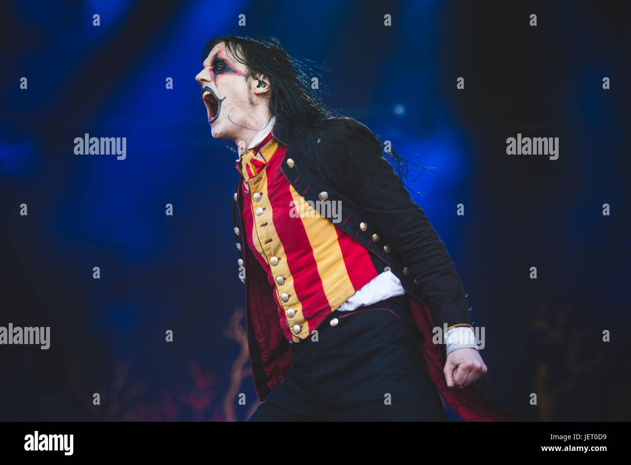 16. Juni 2017: Avatar, die live auf der Hellfest-Festival-2017 in Clisson, in der Nähe von Nantes Foto: Alessandro Bosio/Pacific Press Stockfoto