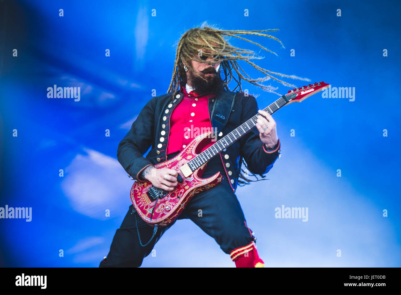 16. Juni 2017: Avatar, die live auf der Hellfest-Festival-2017 in Clisson, in der Nähe von Nantes Foto: Alessandro Bosio/Pacific Press Stockfoto