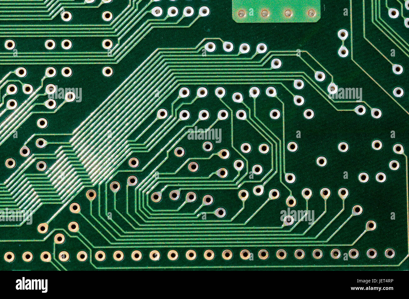 Elektronische Schaltkreise eines Computers Stockfoto