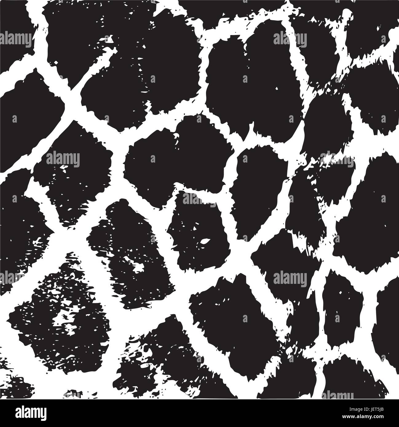 Giraffe Haut Textur Grunge Overlay Textur abstrakte Vektor Vorlage Stock Vektor