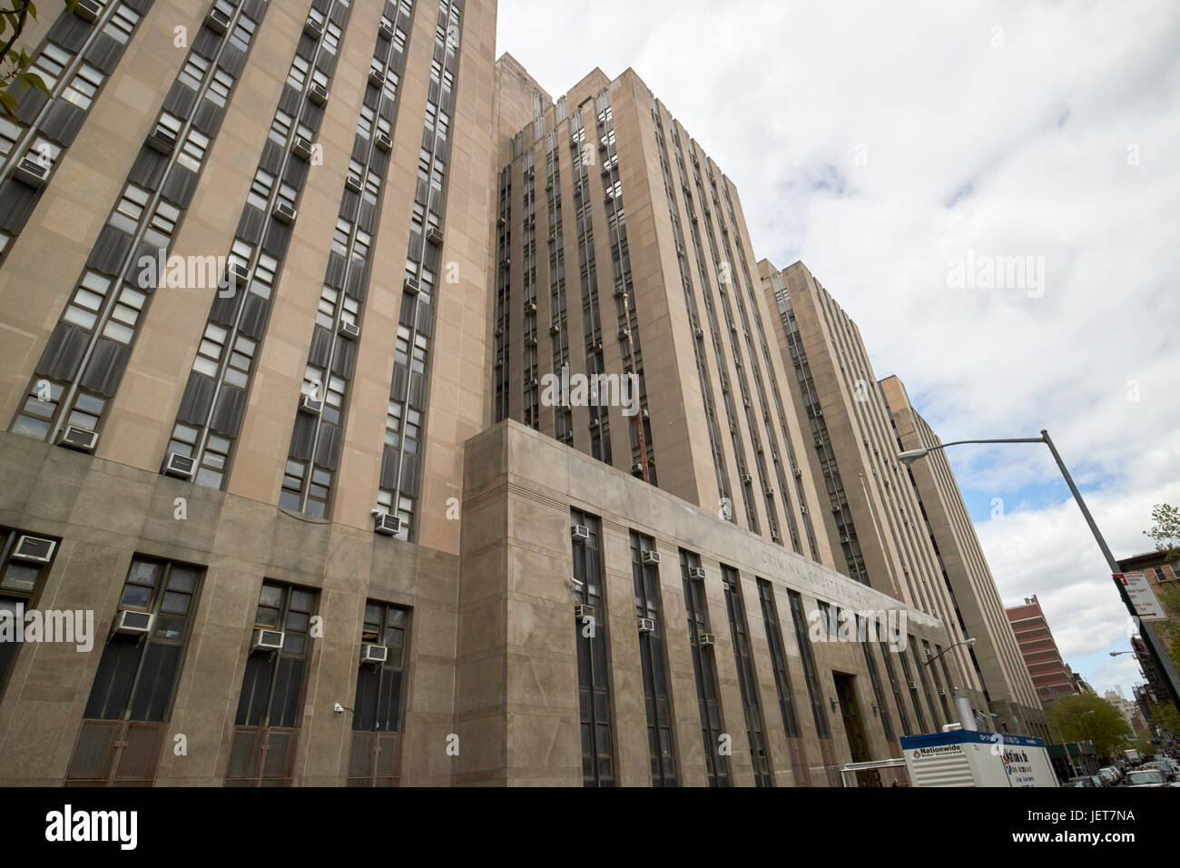 Strafgerichten Gebäude New York City USA Stockfoto