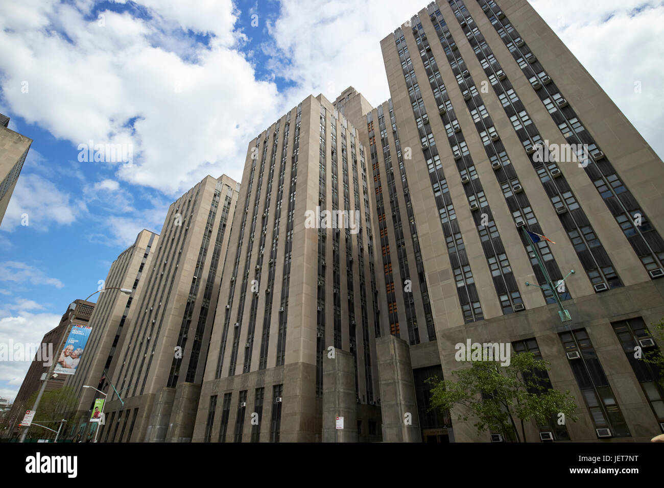 Strafgerichte, die Gebäude und Gräber Süd Gebäude Manhattan Haft komplexe New York Vereinigte Staaten Stockfoto