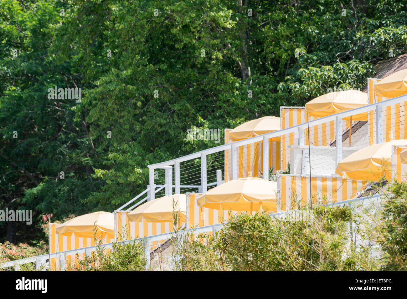 Sunset Beach Restaurant und Hotel in Shelter Island, New York Stockfoto